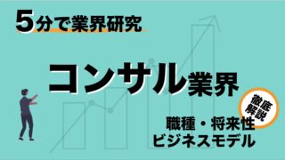 【５分で業界研究】コンサル業界のビジネスモデルや職種まで完全網羅！